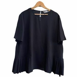 Zara Woman  Pleat bottom top